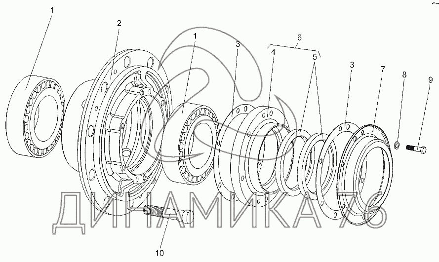 Ступица колеса схема