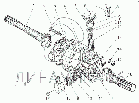 Шарнир поворотного кулака схема