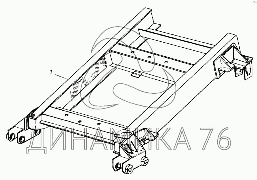 Рама тележки 48-21-155-01СП