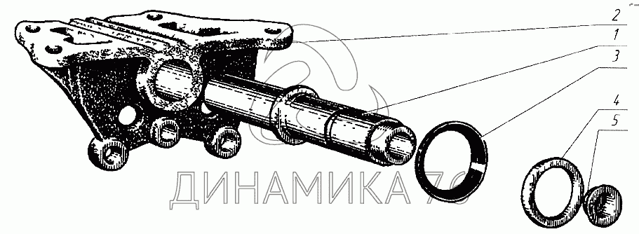 Башмак балансира камаз схема