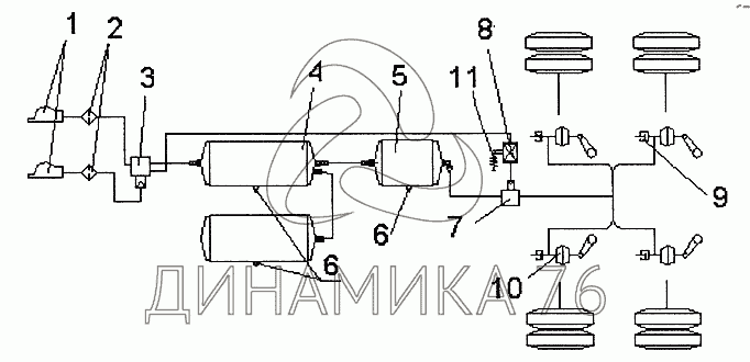 Трубный хомут DGR с гайкой 1 1/2