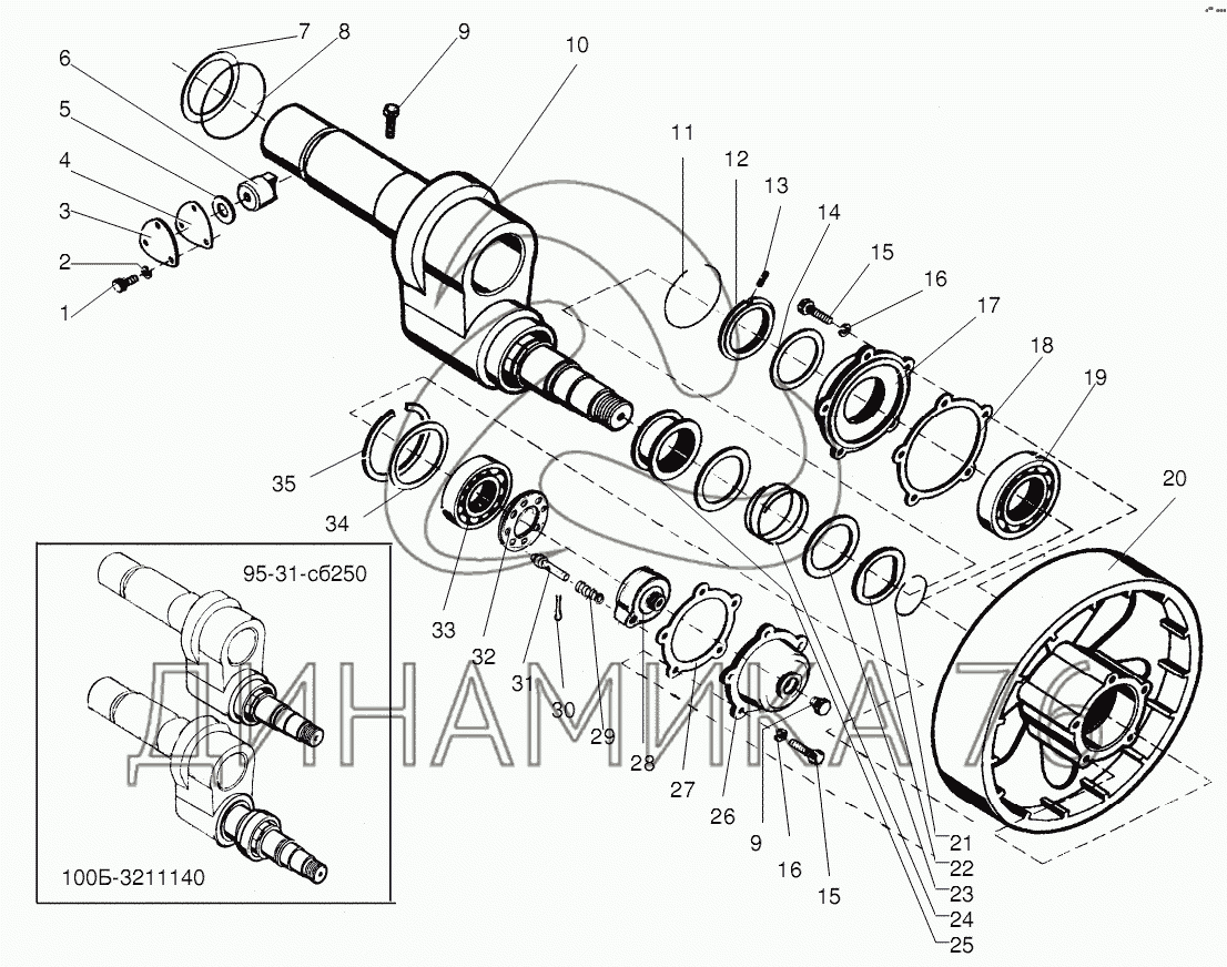 Балансир тдт 55 схема