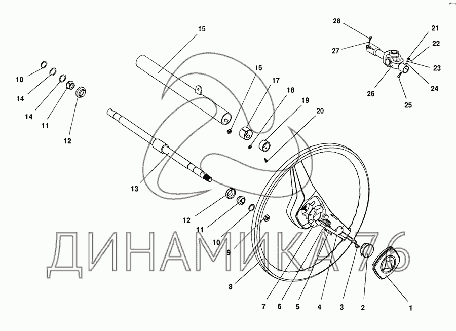 Рулевая колонка киа рио 2 схема