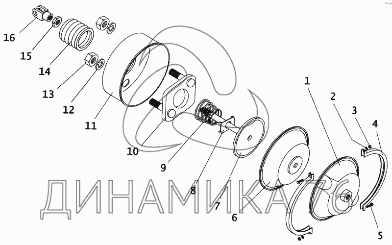 Схема сцепления паз 4230