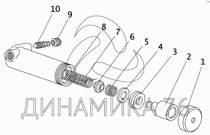 Схема сцепления паз 4230