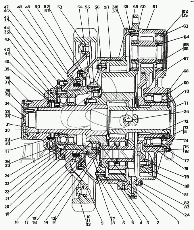 Т130 бортовая схема