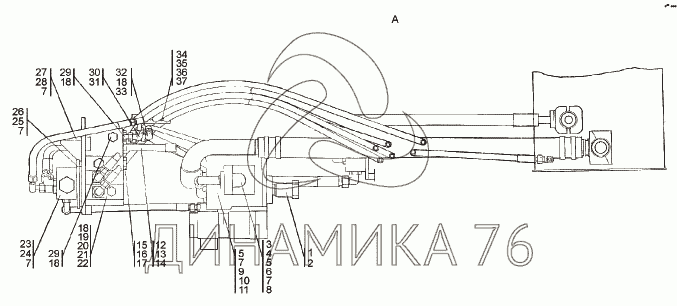 Гидравлика т 25 схема