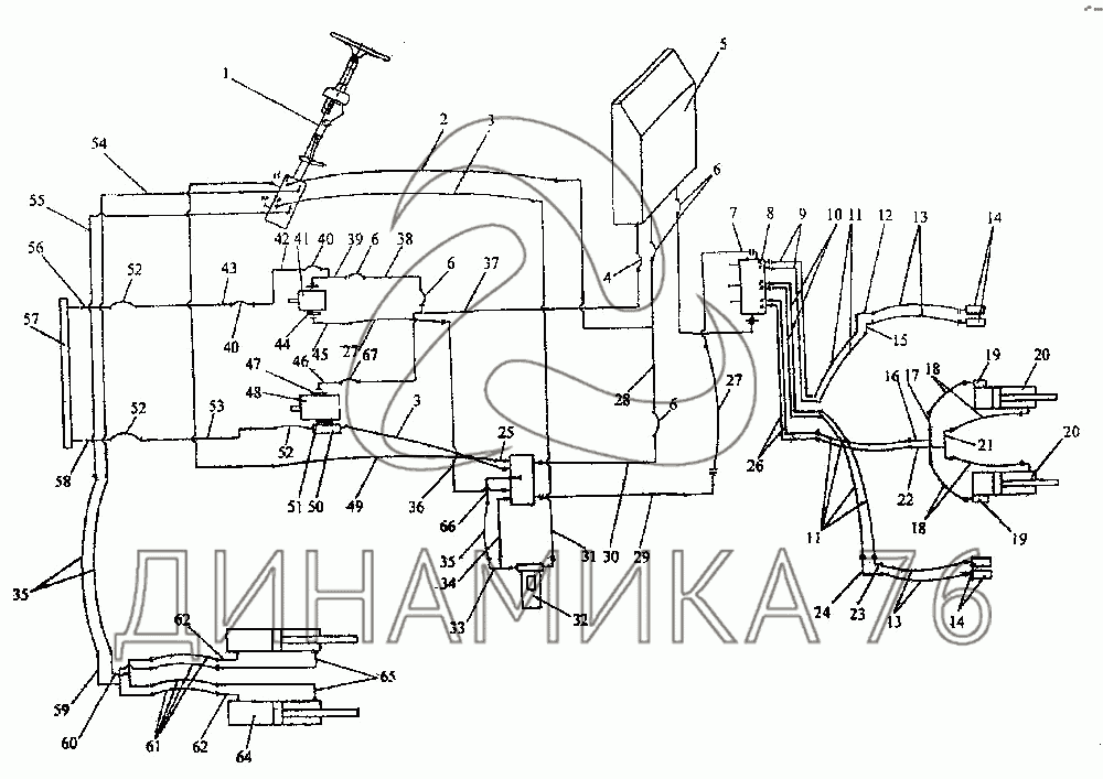 Насос дозатор к 744 схема