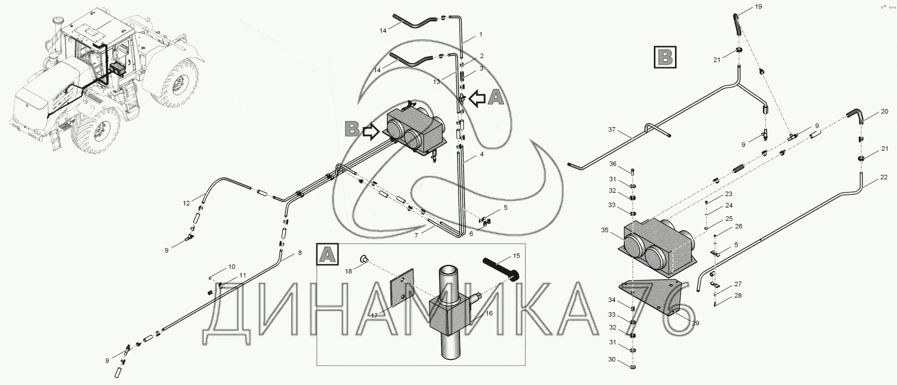 Схема тормоза к 744