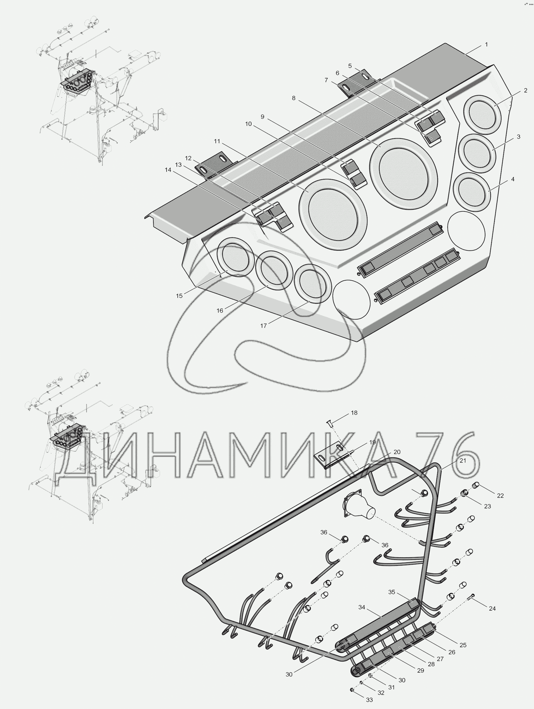 Схема электропроводки к 744р2