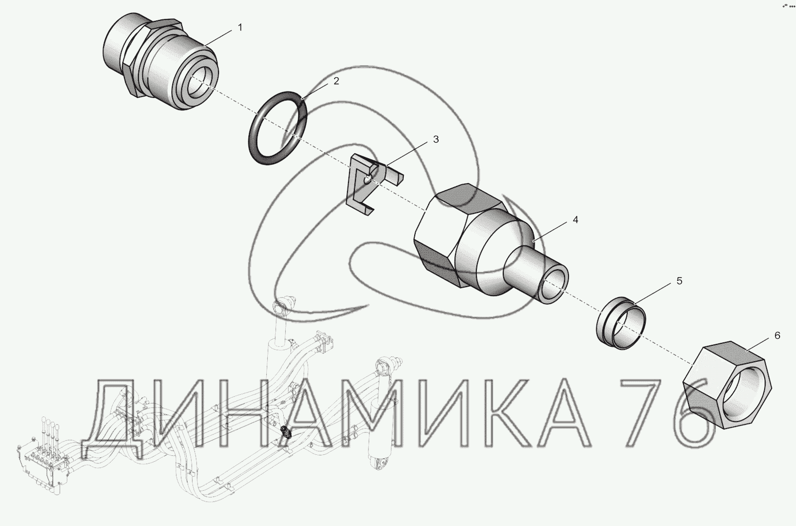 Замедлительный клапан на гидравлику