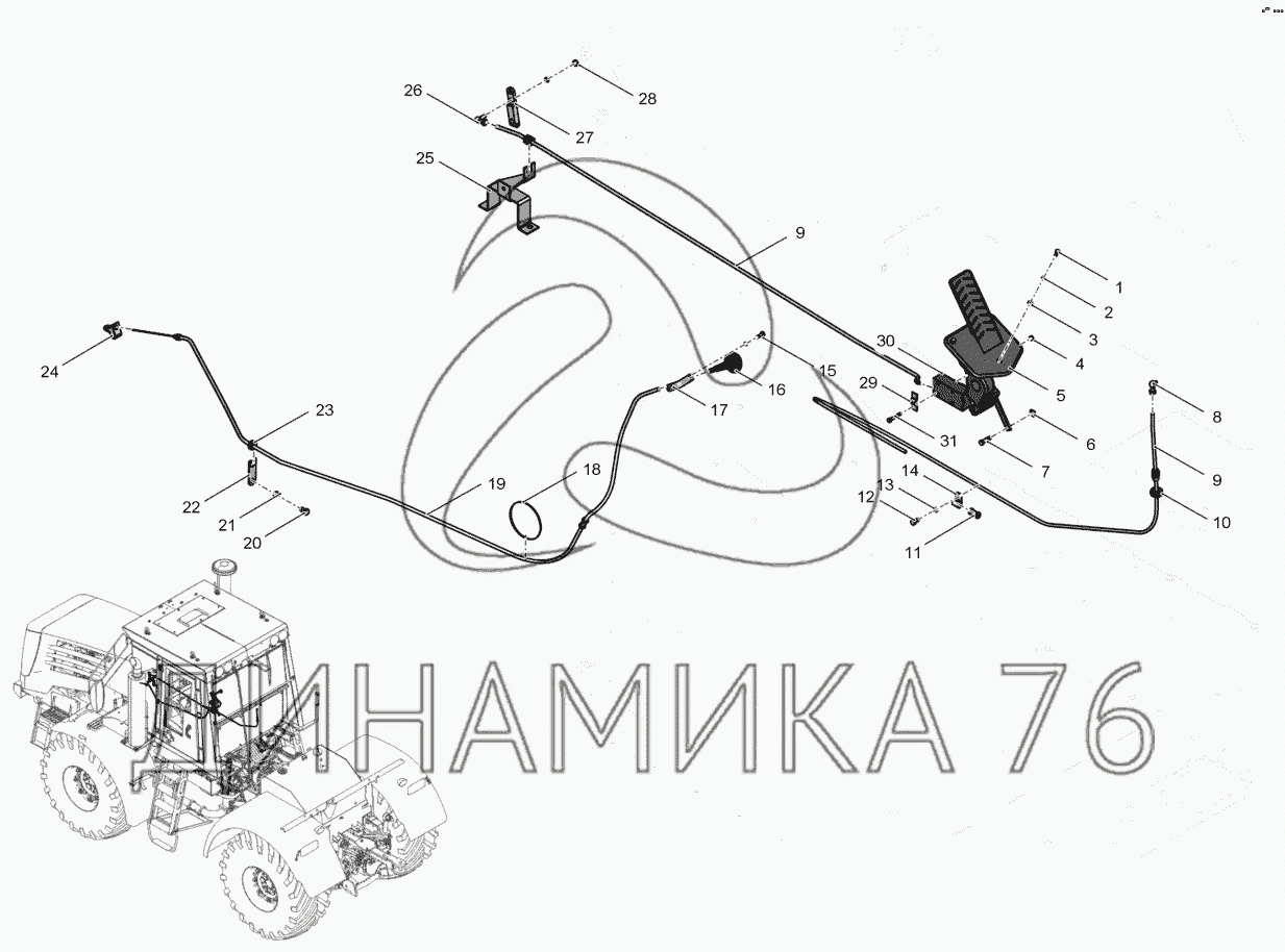 Схема тормоза к 744