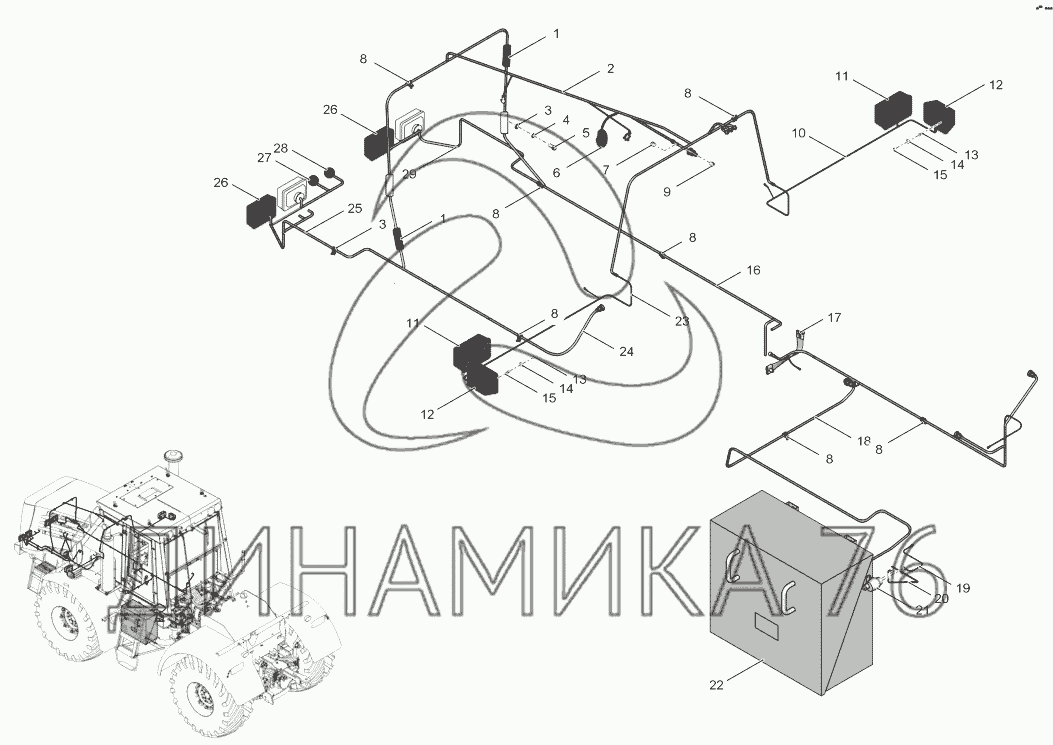 Схема тормоза к 744