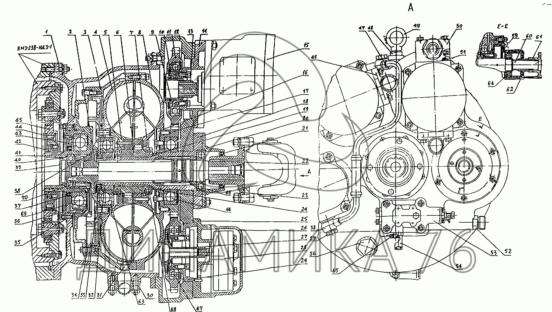 Схема смазки кпп к 700