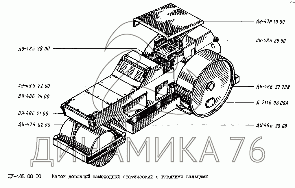 Пневмоколесный каток схема