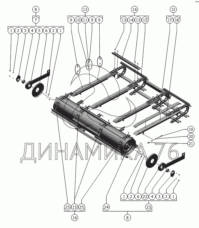 Наклонная камера акрос 595 плюс схема