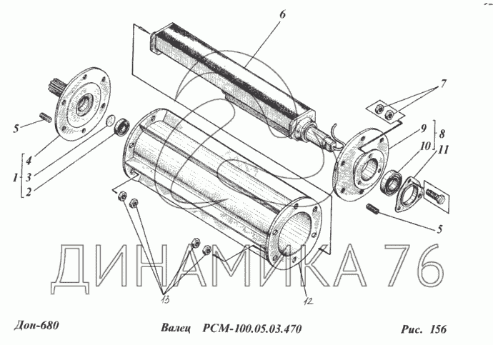 Схема ремней дон 680