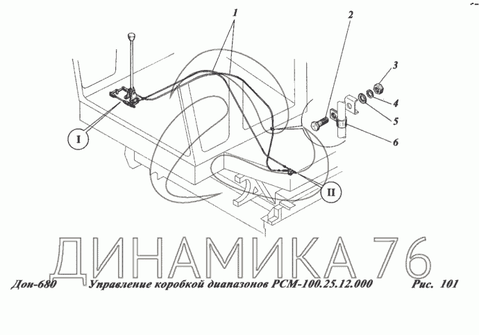 Дон 1500б кпп схема