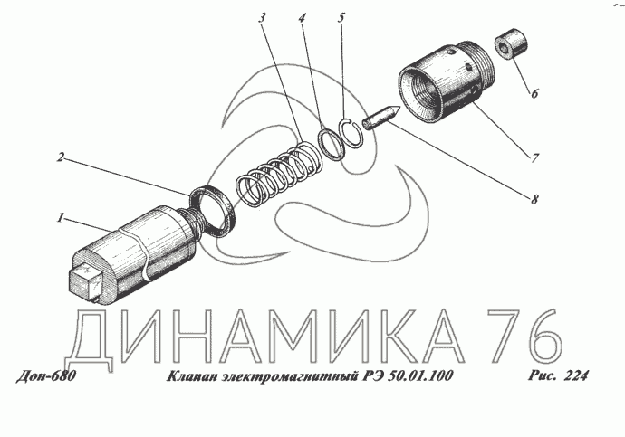 Схема ремней дон 680