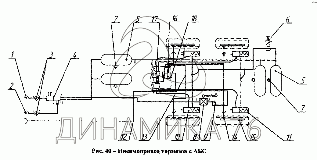 КАМАЗ КРАН ТОРМОЗНОЙ ДВУХСЕКЦИОННЫЙ С ПЕДАЛЬЮ 5320-3514108