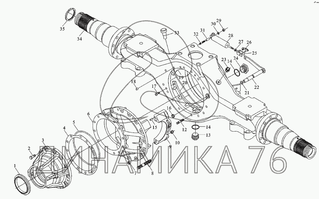 Средний редуктор шакман f3000 схема