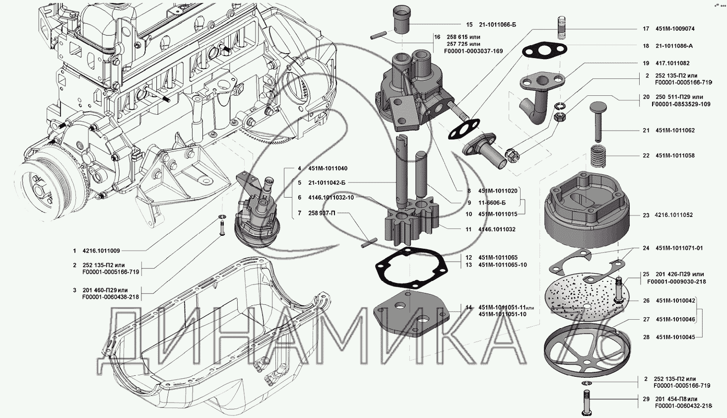 Умз 4216 схема