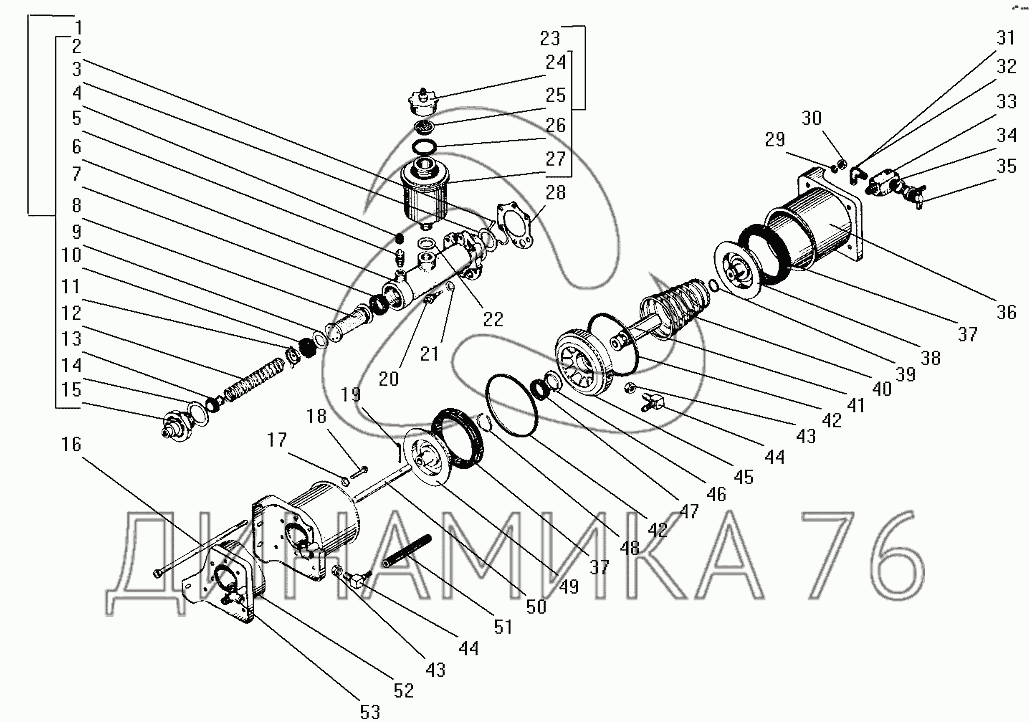 Схема сцепления на урал 4320