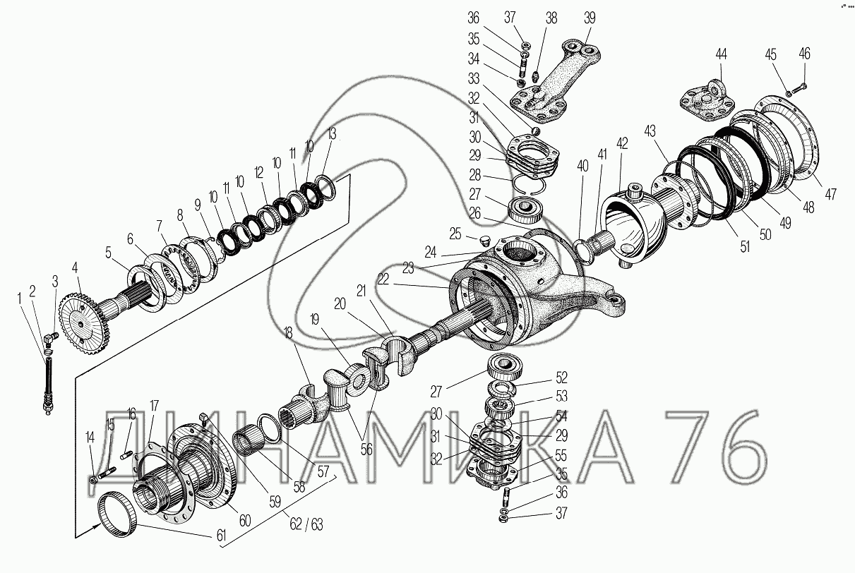 Кпп урал 4320 схема