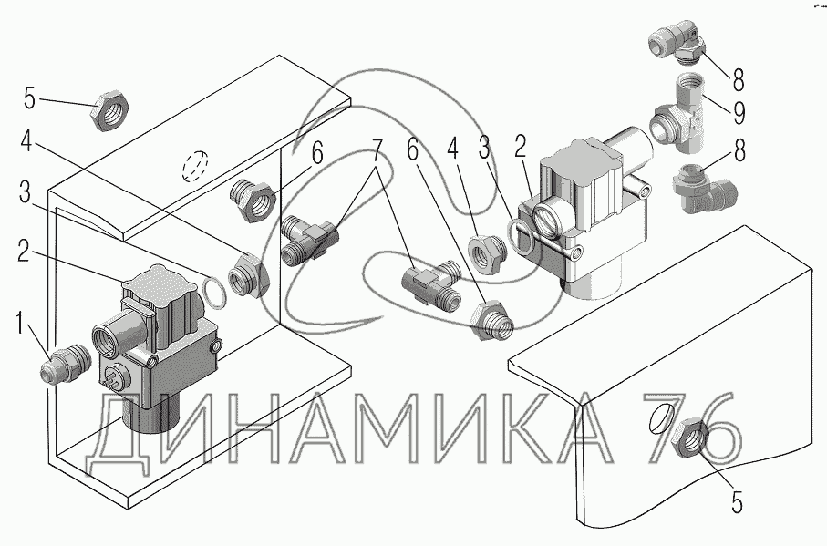 Модулятор АБС Урал 4320. Разгрузочный кран 5557-0001122-60. Уголок модулятора АБС Урал 4320. Урал 4320 выносной блок диода.