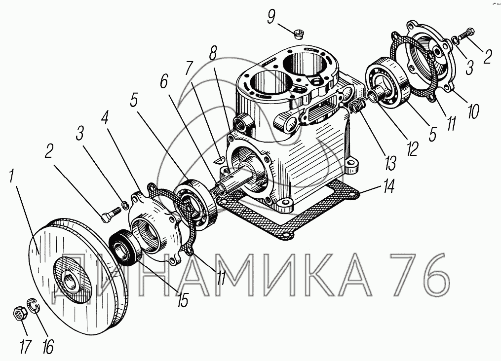 Компрессор ямз 236 схема