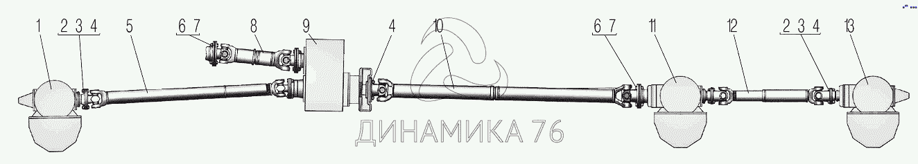 Редуктор урал 5557 схема