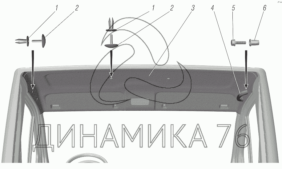 Обшивка крыши урал 4320