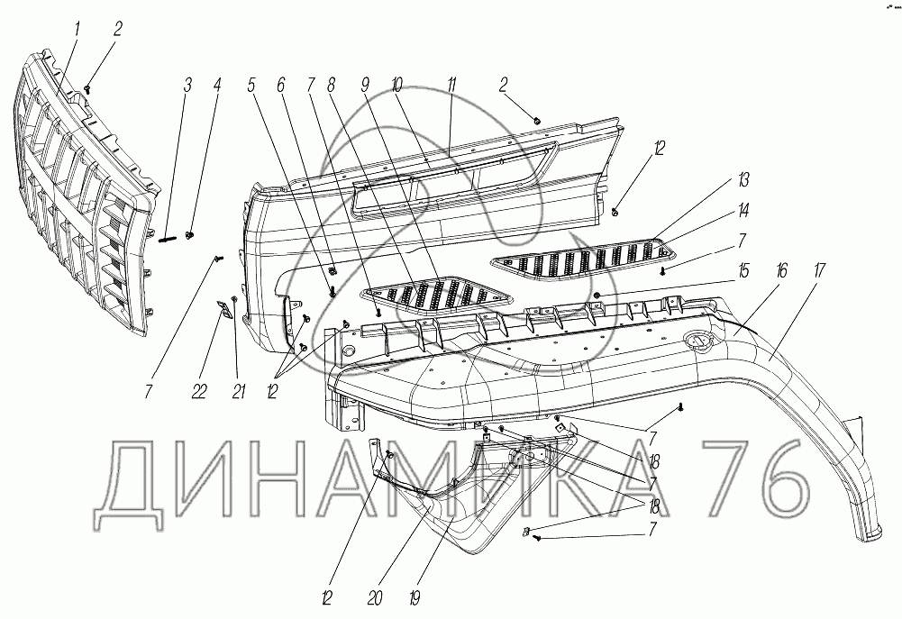 Панель урала 4320