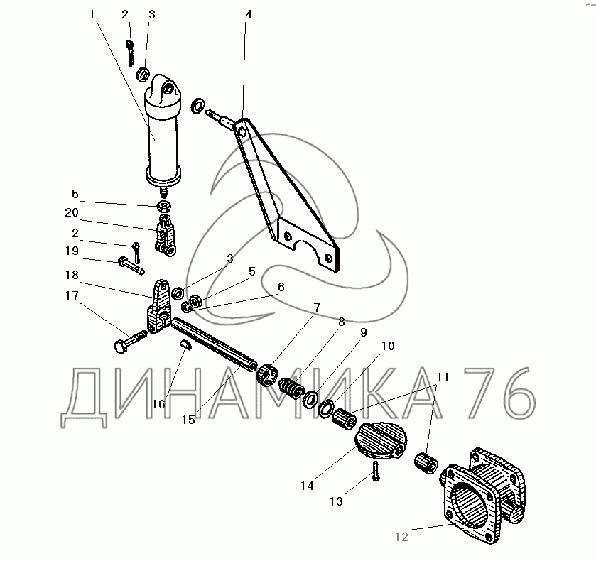 Схема ручника урал 4320