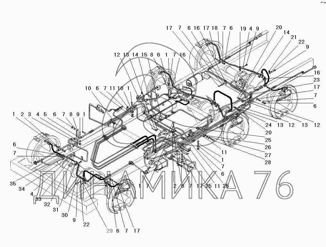 Тормозная система урал 4320