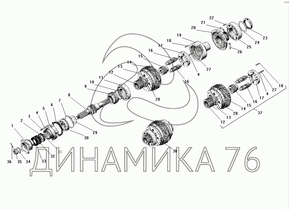 Передний мост урал 4320 устройство схема