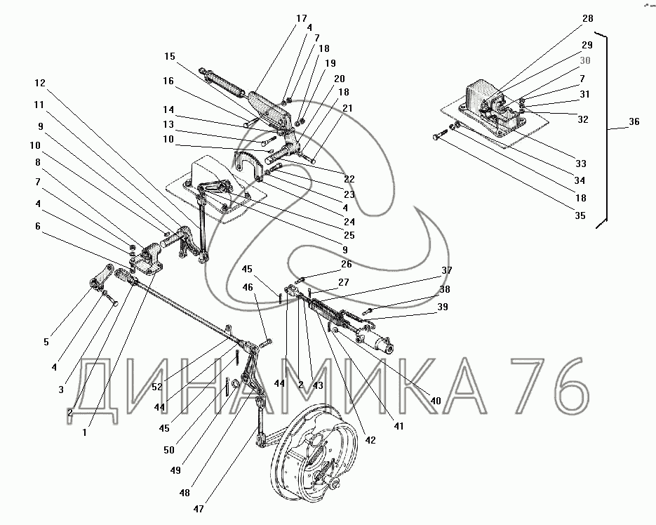 Ручник урал 4320