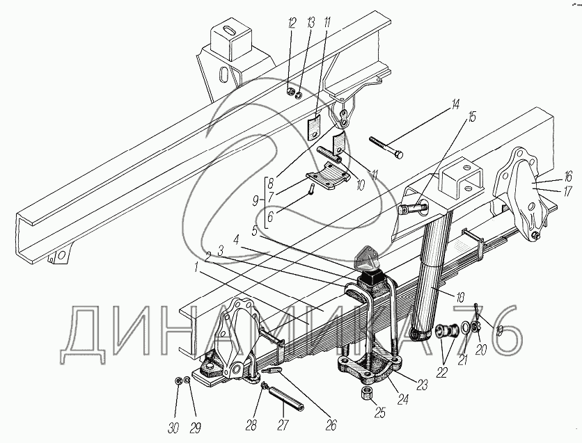 Рессоры урал 5557