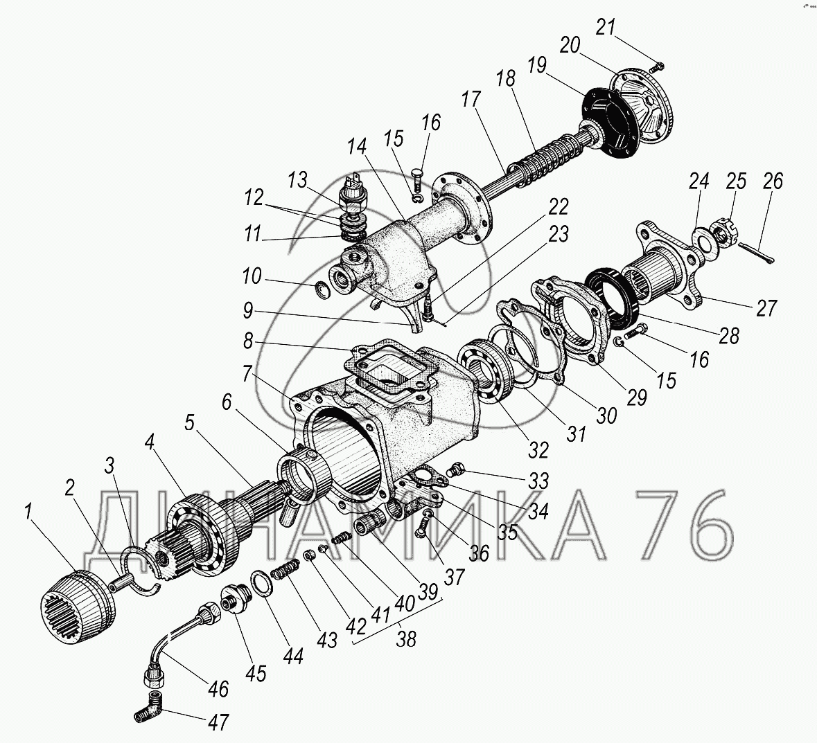 Кпп урал 375 схема