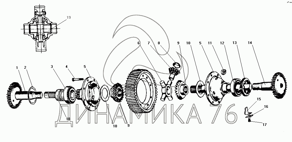 Ступица урал 4320 схема