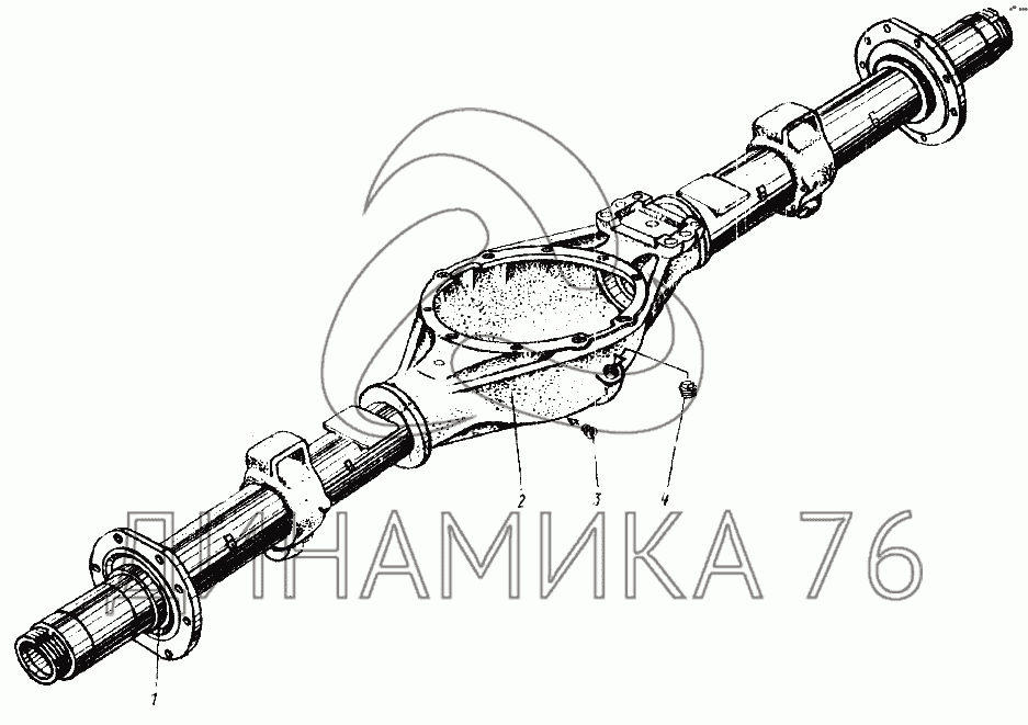 Задний мост урал 4320