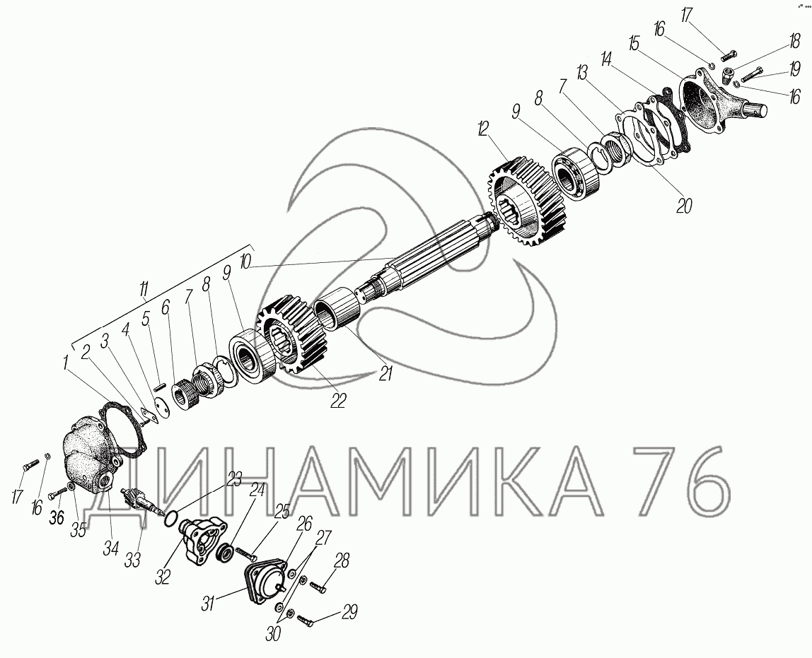 Промежуточная опора урал 4320 схема