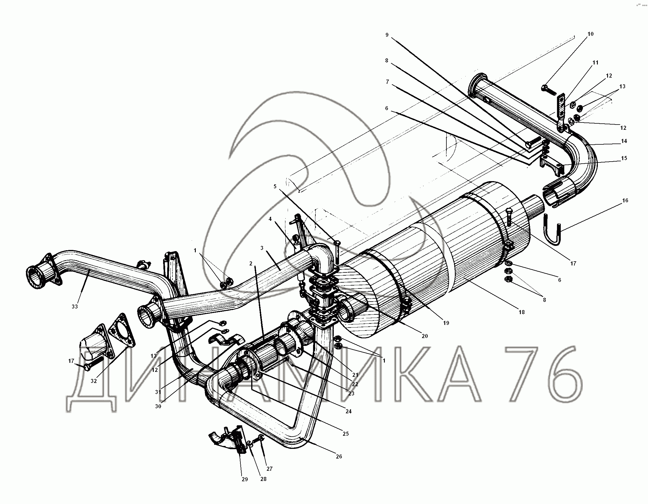 Переделка глушителя камаз 65115