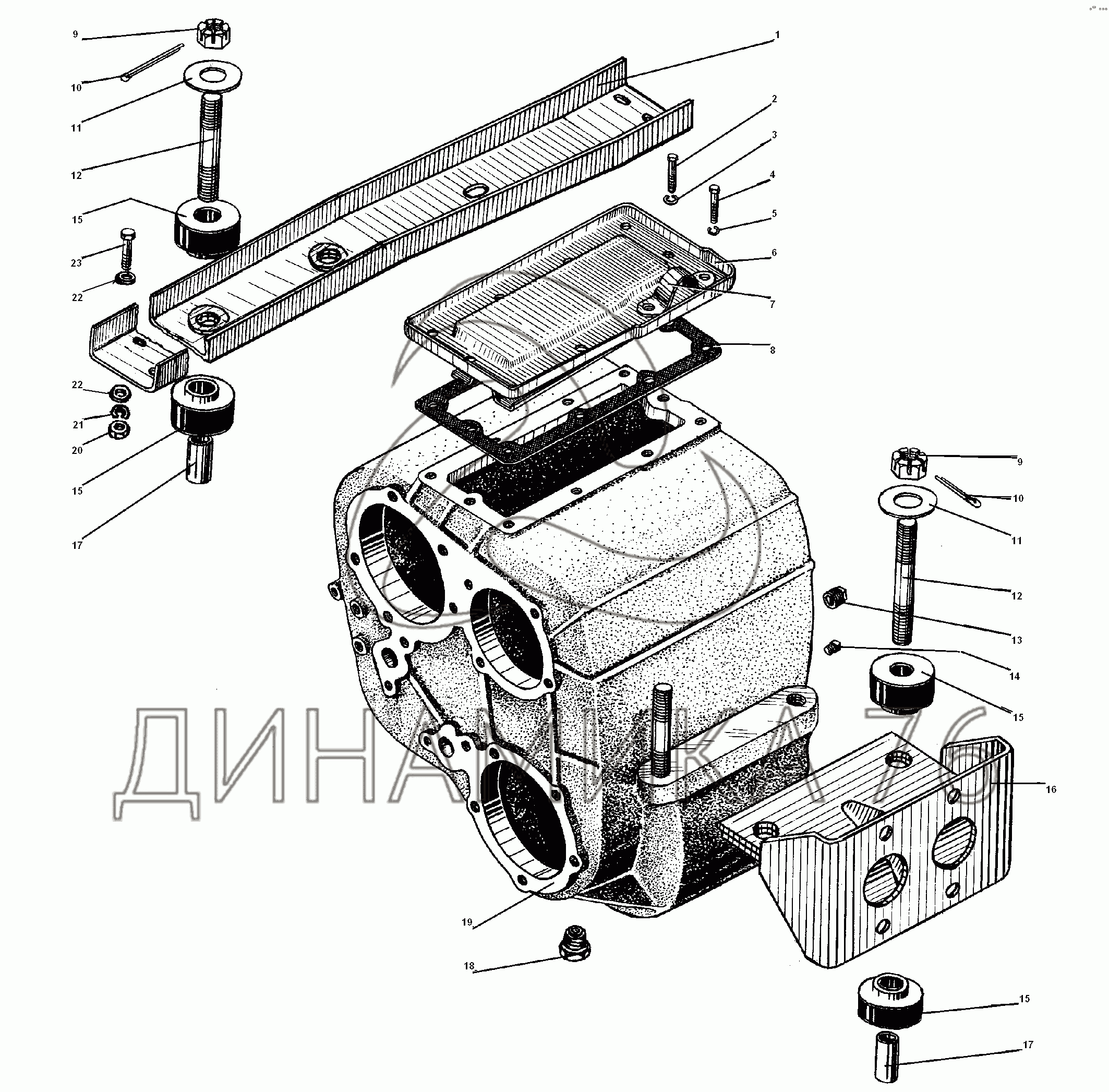 Раздаточная коробка урал 5557