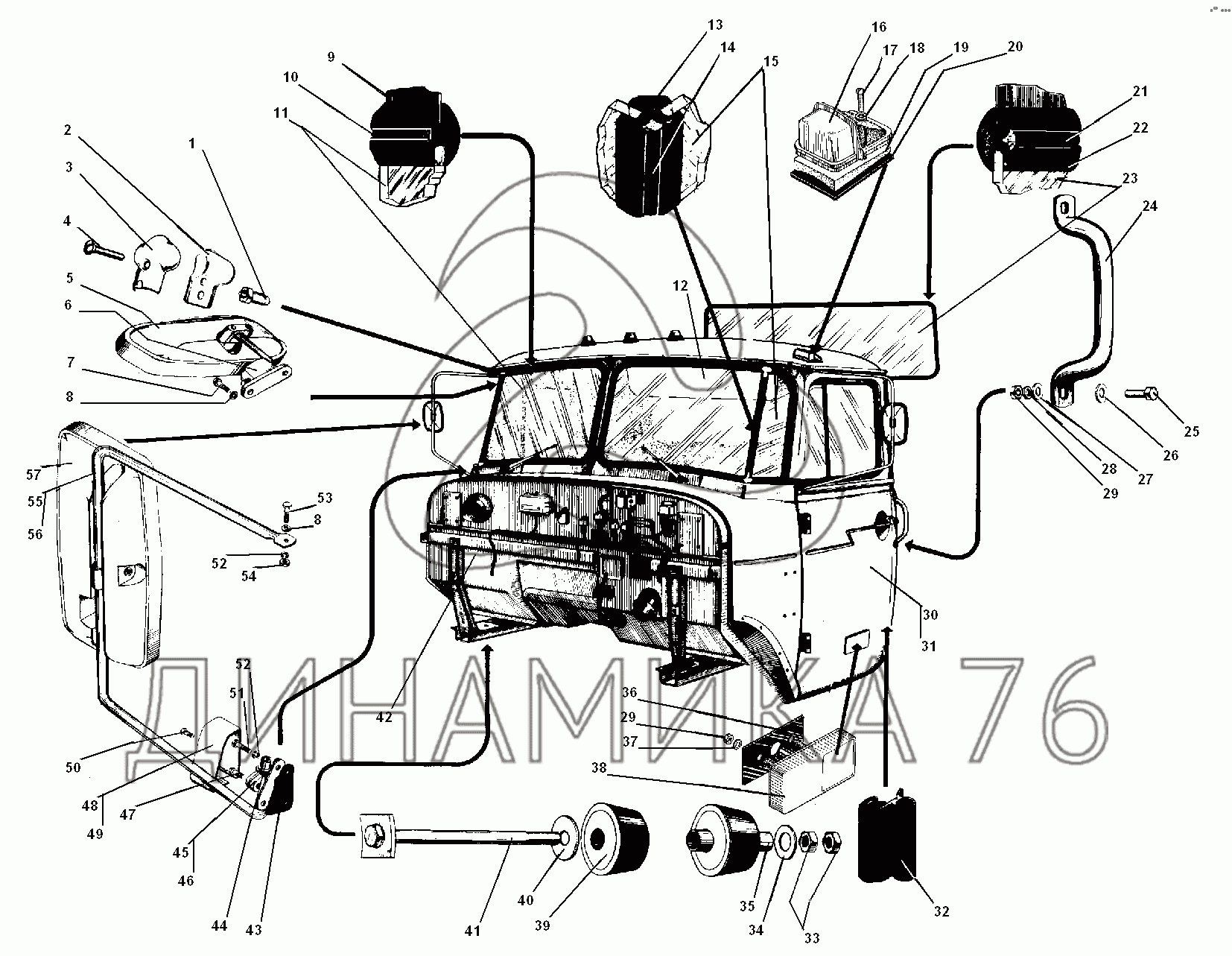 Схема электропроводки урал 4320