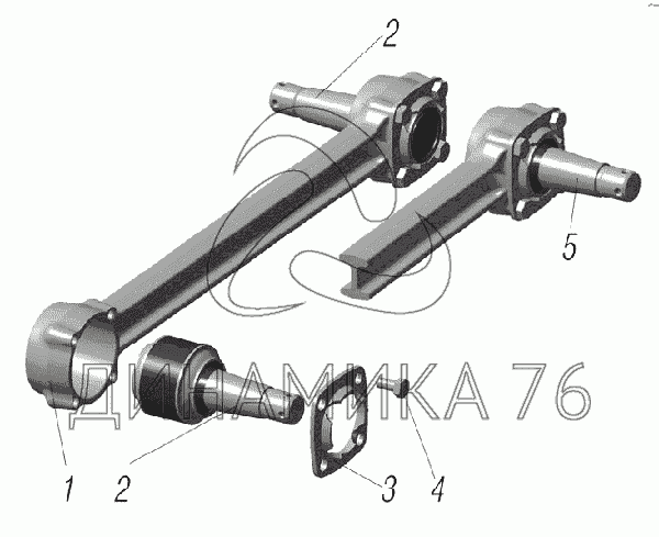 640 2919024 шарнир реактивной штанги верхней