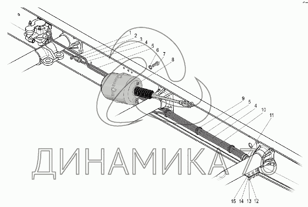 Схема ручника урал 4320