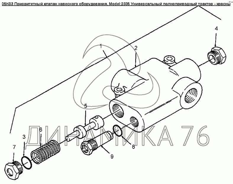 Приоритетный клапан амкодор где находится