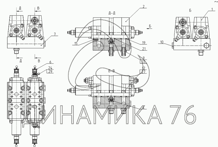 Схема экскаватора ек 18