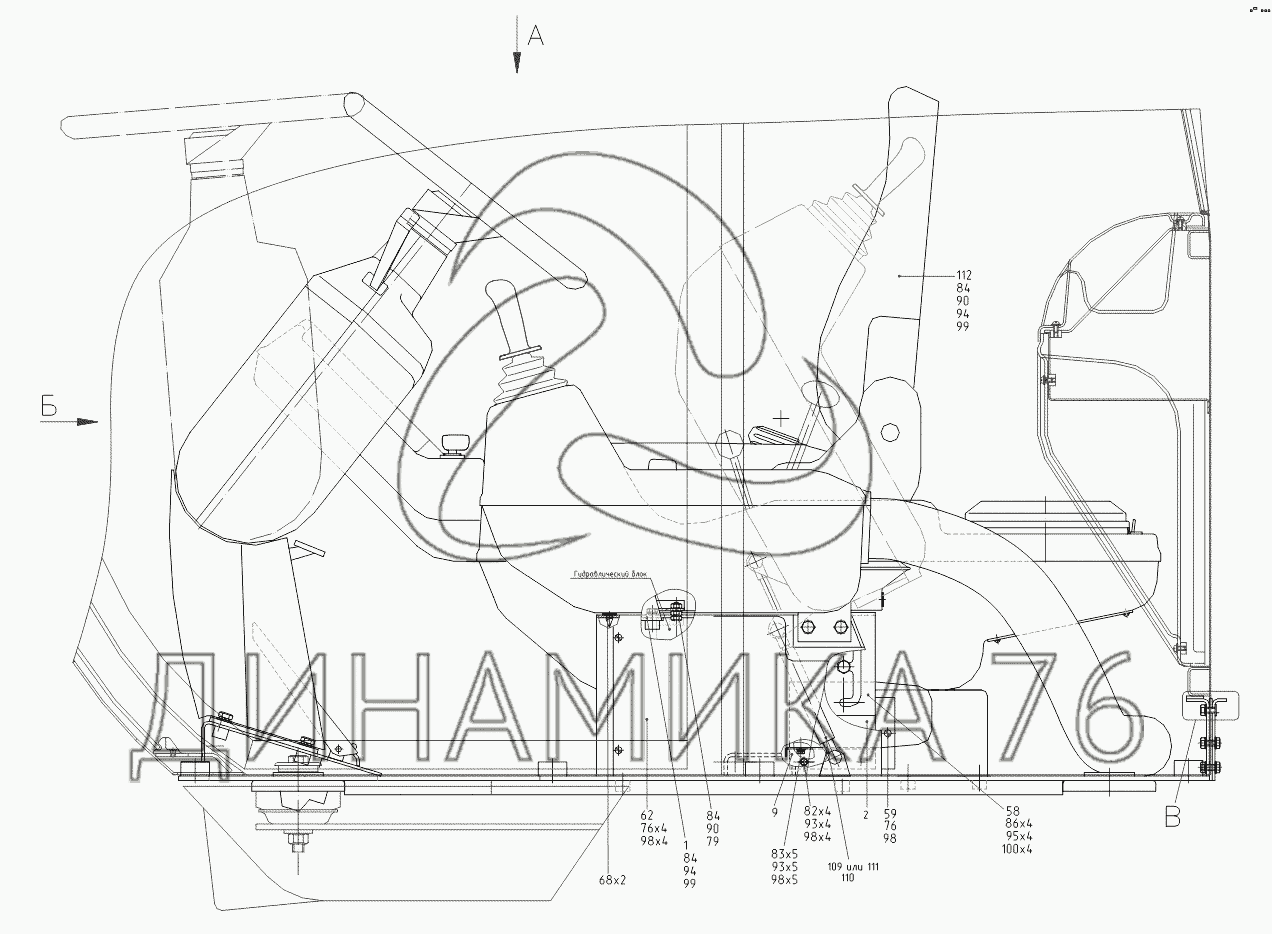 Схема экскаватора ек 18